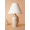Elegáns kerámia asztali lámpa, fehér és arany, 35 cm szélesség x 53 cm magasság | E27 aljzat, max 40W | Stílusos világítás a modern lakberendezéshez