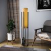 Elegáns állólámpa fém házzal, fekete és arany, 130 cm magasság | E27 Aljzat, 40W Max, 200 cm Kábel | Stílusos világítás a modern lakberendezéshez