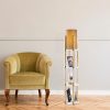 Skandináv állólámpa, fehér és arany, 130 cm magasság | Fém ház, 20 cm ernyő, 1 x E27 aljzat, 400 cm kábel | Stílusos és funkcionális világítás modern terekbe