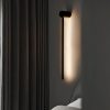 Modern fekete fali lámpa, 61 x 10 x 6 cm, fém ház, 1 x 11W LED, 3000K, 1100 Lm | Stílusos skandináv dizájn otthonra és irodára