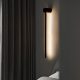 Modern fekete fali lámpa, 61 x 10 x 6 cm, fém ház, 1 x 11W LED, 3000K, 1100 Lm | Stílusos skandináv dizájn otthonra és irodára