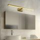 Modern fali lámpa fém házzal és akril kupakkal, 60 cm x 5 cm x 13 cm | 12W LED, 3000K, 1200Lm | Antik kivitel, tökéletes a Glam és skandináv dekorációhoz