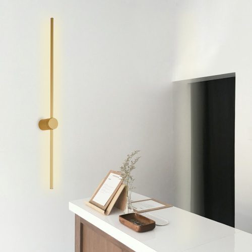 Modern fali lámpa, antik fém ház, 91 x 10 x 6 cm | 1 x 18W LED, 3000K, 1800Lm | Stílusos skandináv dizájn a Glam lakberendezéshez