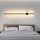 Modern fekete fali lámpa, 121 cm | Fém ház, 1 x 24W LED, 3000K, 2400 Lm | Elegáns skandináv dizájn kortárs terekhez