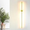 Modern fali lámpa, antik fém ház, 121 x 10 x 6 cm | 1 x 24W LED, 3000K, 2400Lm | Elegáns skandináv dizájn a Glam lakberendezéshez