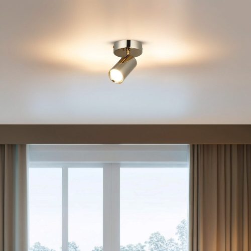 Antik lakkcsillár, fém test, Ø6 cm sapka, 20 cm magasság, GU10 foglalat (max. 7 W), izzóval együtt, elegáns világítás otthoni dekorációhoz, IP20 besorolás