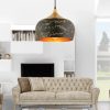 Elegáns márvány fehér csillár, állítható magasság 33-133 cm, fém test, Ø30 cm, E27 aljzat max 40 W, stílusos világítás modern terekbe