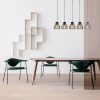 Ipari fekete csillár, fém test, 85 cm átmérő, 108 cm magasság | 5 x E27 Max 40W | Elegáns világítás modern terekhez, IP20 besorolás