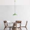 Elegáns menta csillár, állítható magasság 27-116 cm, fém test Ø35 cm, 1 x E27 aljzat, tökéletes modern terekbe, stílusos és funkcionális kialakítás