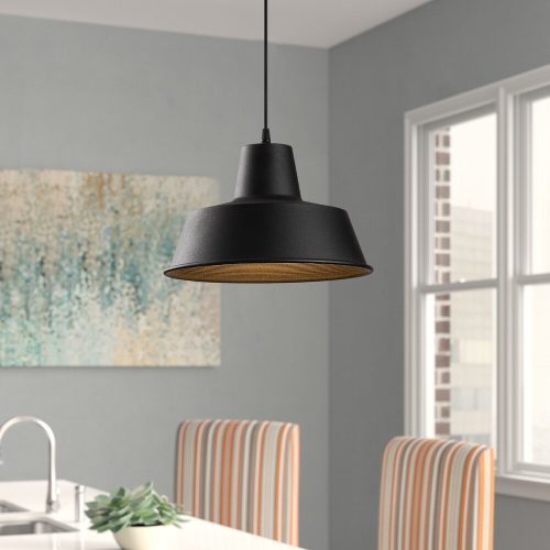 Modern ipari csillár, fekete és arany, 30 cm átmérő, 116 cm magasság | Állítható, E27 aljzat, IP20 | Ideális skandináv lakberendezéshez