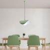Elegáns menta csillár, állítható magasságú 25-112 cm, fém test, Ø10 alaplap, 1 x E27 foglalat (max. 40 W) | Tökéletes a modern lakberendezéshez
