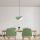 Elegáns menta csillár, állítható magasságú 25-112 cm, fém test, Ø10 alaplap, 1 x E27 foglalat (max. 40 W) | Tökéletes a modern lakberendezéshez