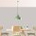 Elegáns menta csillár, állítható magasságú 42-133 cm, fém test Ø41 h:35 cm, 1 x E27 aljzat, tökéletes a modern lakberendezéshez | Stílusos és funkcionális világítás