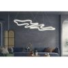 Állítható fehér LED csillár (2 db), alumínium ház, 35 x 46 cm | 6500K Bright Light | Modern dizájn otthoni és irodai használatra, elegáns és funkcionális