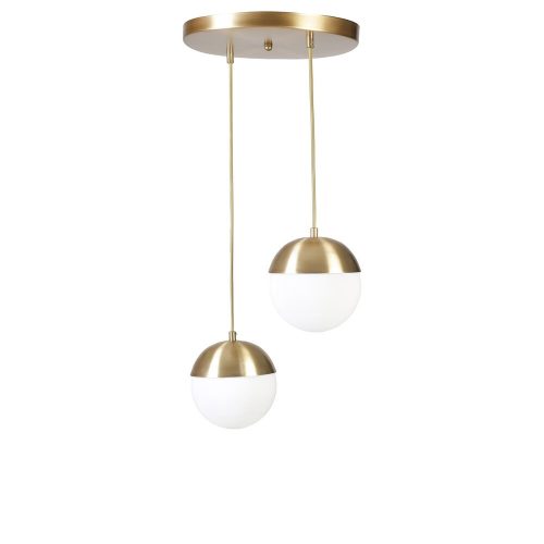 Elegáns arany-fehér csillár, állítható magasságú 70 cm, fém ház antik bevonattal, E27 aljzat, tökéletes modern lakberendezéshez és világításhoz