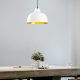 Skandináv csillár, Arany Vastest, 31 x 31 cm, Magasság 120 cm, E27 Aljzat Max 40W, 90 cm Kábel | Elegáns világítás modern terekbe