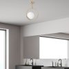 Elegáns arany csillár, fém test, 26 x 15 x 39 cm | E27 aljzat, max 40W | Nem állítható magasságú, stílusos világítás otthoni és irodai dekorációhoz