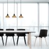 Skandináv csillár, Fekete vastest, 72 x 72 cm, Magasság 108 cm, E27 Socket Max 40W, 90 cm Kábel | Elegáns világítás modern terekbe