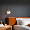 Elegáns fali lámpa, fém ház, 24 cm magas, 15 cm hosszú, E27 Max 40W, fehér és arany | Stílusos világítás a modern lakberendezéshez, IP20 besorolású