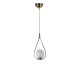 Glam skandináv csillár, 70 cm Magasság, 20 cm Átmérő | 100% fém, E27 foglalat, fehér és réz | Elegáns világítás modern terekbe
