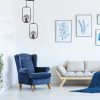 Ipari skandináv csillár, 70 cm Magasság, 25 cm Átmérő | 100% fém, fekete felület, E27 aljzat, max 40 W | Stílusos világítás modern terekbe