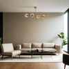 Elegáns borostyán és arany csillár, fém test, 90 cm hosszú, 15 cm sapka átmérő, E27 foglalat, 65 cm magasság | Stílusos világítás modern terekhez, IP20 besorolású