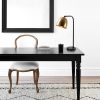 Modern asztali lámpa fém házzal, fekete és vintage kivitelben, 52 cm magas | E27 Aljzat, 40W Max, 250 cm Kábel | Stílusos világítás Glam és skandináv dekorációhoz