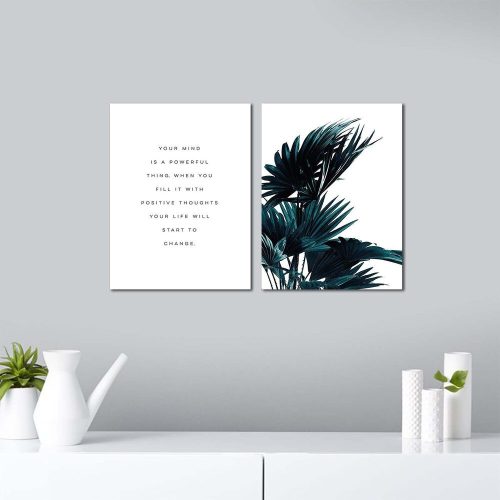 Elegáns dekoratív MDF festmények (2 db), 30 x 40 cm | 100% MDF, 2,7 mm vastag | Tökéletes lakberendezéshez és modern esztétikához, stílusos falfestményekhez