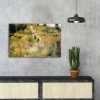 Renoir dekoratív vászonfestménye, "Magas füvön át vezető ösvény", 45 x 70 cm, 100% velúr vászon, 100% fa keret (3 cm vastag) | Elegáns fali művészet