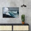 Thomas Moran dekoratív vászonfestmény, 45 x 70 cm, 100% velúr vászon, 100% fa keret (3 cm vastag) | Elegáns művészet otthoni és irodai dekorációhoz
