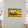 Vincent Van Gogh "The Harvest" dekoratív vászonfestmény, 45 x 70 cm, 100% velúr vászon, 3 cm-es fakeret | Elegáns művészet otthoni és irodai dekorációhoz