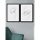 Elegáns dekoratív keretes MDF festmények (2 db), 36 x 51 cm | 100% MDF és PVC keret, 22 mm vastag | Tökéletes a lakberendezés és a művészet szerelmeseinek