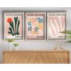 Elegáns dekoratív keretes MDF festmények (3 db), 38 x 53 cm | 100% MDF és fa keret, 22 mm vastag | Tökéletes a lakberendezés és a művészet szerelmeseinek