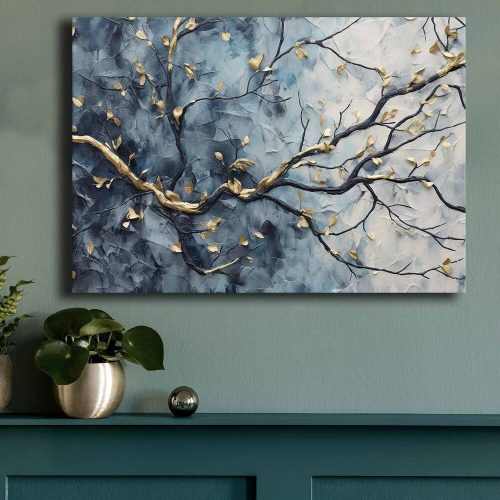 Lenyűgöző dekoratív vászonfestmény, 70 x 100 cm | 100% vászon (2,8 mm) és 100% fenyőfa keret | Tökéletes a lakberendezés és a művészet szerelmeseinek