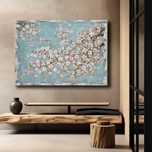 Lenyűgöző dekoratív vászonfestmény, 70 x 100 cm | 100% vászon (2,8 mm) és 100% fenyőfa keret | Tökéletes a lakberendezés és a művészet szerelmeseinek