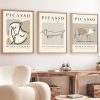 Elegáns dekoratív keretes MDF festmények (3 db), 50 x 35 cm | 100% MDF és tömörfa keret, 2 cm vastag | Tökéletes a lakberendezés és a művészet szerelmeseinek