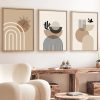 Elegáns dekoratív keretes MDF festmények (3 db), 50 x 35 cm | 100% MDF és tömörfa keret, 2 cm vastag | Tökéletes a lakberendezés és a művészet szerelmeseinek