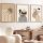 Elegáns dekoratív keretes MDF festmények (3 db), 50 x 35 cm | 100% MDF és tömörfa keret, 2 cm vastag | Tökéletes a lakberendezés és a művészet szerelmeseinek