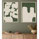 Elegáns dekoratív keretes MDF festmények (2 db), 50 x 70 cm | 100% MDF és tömörfa keret, 2,5 cm vastag | Tökéletes a lakberendezés és a művészet szerelmeseinek