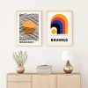 Elegáns dekoratív keretes MDF festmények (2 db), 50 x 70 cm | 100% MDF és tömörfa keret, 2 cm vastag | Tökéletes a lakberendezés és a művészet szerelmeseinek