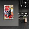 Elegáns edzett üvegfestmény, 46 x 72 cm | 100% edzett üveg (4 mm) | Lenyűgöző UV-nyomtatás modern lakberendezéshez és művészeti megjelenítéshez