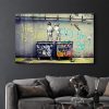 Elegáns edzett üvegfestmény, 46 x 72 cm | 100% edzett üveg (4 mm) | Lenyűgöző UV-nyomtatás modern lakberendezéshez és művészeti megjelenítéshez
