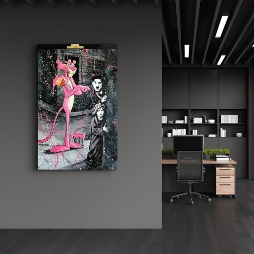 Elegáns edzett üvegfestmény, 46 x 72 cm | 100% edzett üveg (4 mm) | Lenyűgöző UV-nyomtatás modern lakberendezéshez és művészeti megjelenítéshez