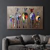 Elegáns edzett üvegfestmény, 70 x 110 cm, 100% edzett üveg (4 mm) | Lenyűgöző UV-nyomtatás | Tökéletes lakberendezési és modern terek számára