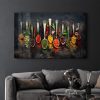 Elegáns edzett üvegfestmény, 70 x 110 cm, 100% edzett üveg (4 mm) | Lenyűgöző UV-nyomtatás | Tökéletes lakberendezési és modern terek számára