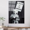Banksy dekoratív edzett üvegfestménye, 45 x 65 cm | 100% edzett üveg, 4 mm vastag | Stílusos falfestmény modern otthonokba és irodákba