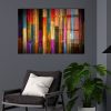 Elegáns dekoratív edzett üvegfestmény, 50 x 70 cm | 100% edzett üveg, 4 mm vastag | Tökéletes lakberendezéshez és modern esztétikához