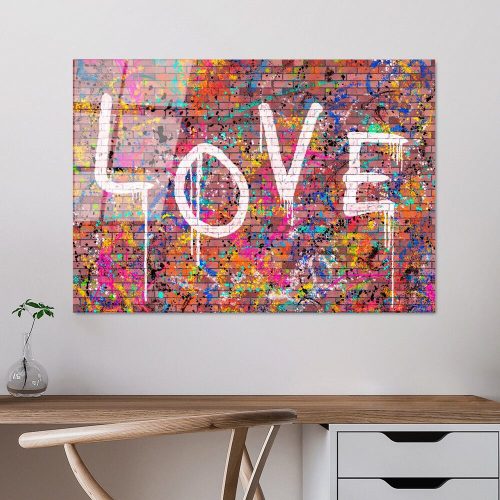 Elegáns edzett üvegfestmény, 70 x 100 cm, 100% edzett üveg (4 mm) | Lenyűgöző falfestmény modern lakberendezéshez és irodai helyiségekhez