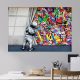 Elegáns edzett üvegfestmény, 70 x 100 cm, 100% edzett üveg (4 mm) | Lenyűgöző falfestmény modern lakberendezéshez és irodai helyiségekhez