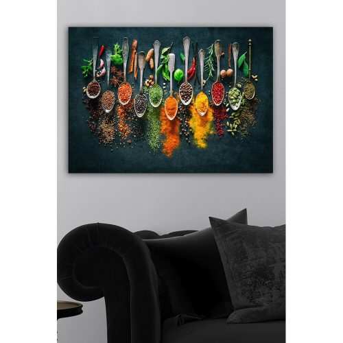 Lenyűgöző dekoratív vászonfestmény, 50 x 70 cm | 100% vászon, 100% fa keret (3 cm vastag) | Tökéletes a lakberendezés és a művészet szerelmeseinek